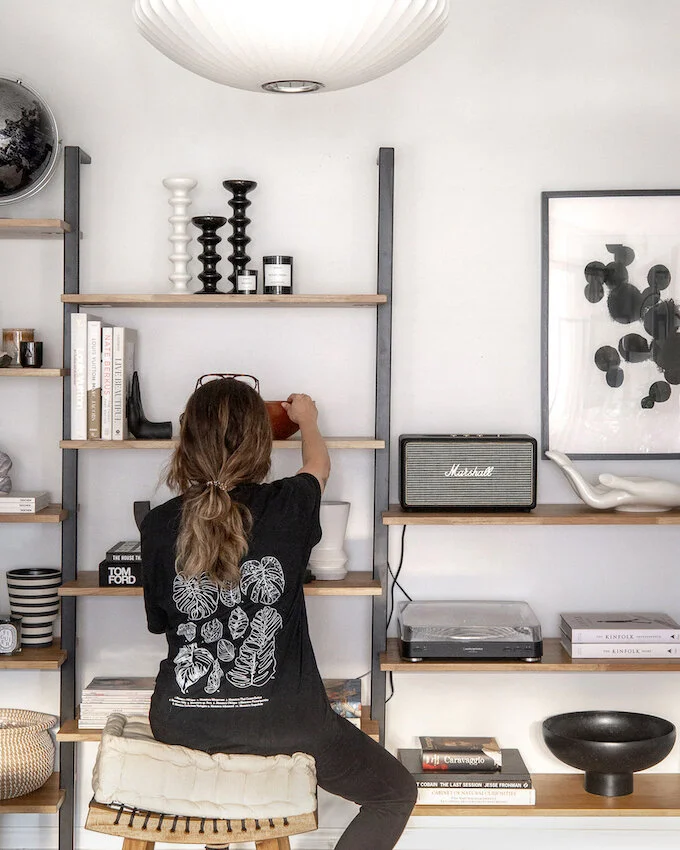 Minimalist wall bookshelf deals